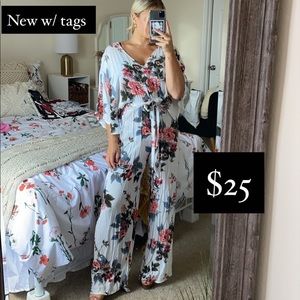 Floral jumpsuit